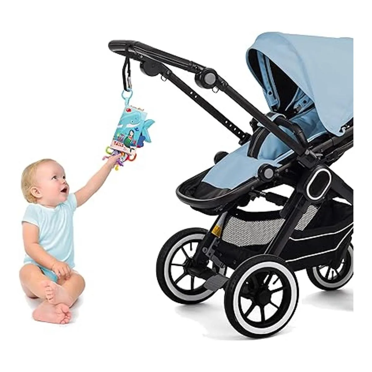 Libros de peces para bebés libros de tela suave arrugada_6