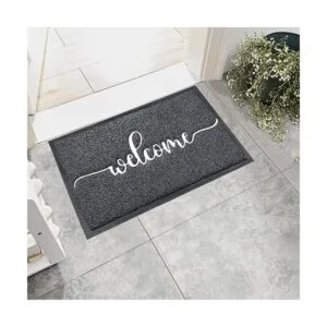 AAZZKANG Felpudo de bienvenida antideslizante y duradero_4
