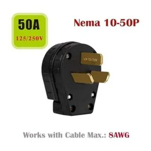 Nema LK3351 Enchufe de 1050P de 50 amperios 125V250V_3