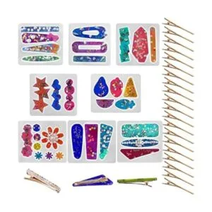SENHAI 8 pinzas de pelo multiestilo para bricolaje moldes_1