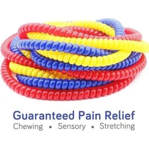 Collares masticables para niños sensoriales paquete de_4