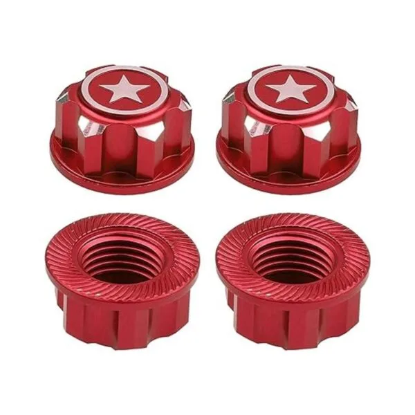 FriHobby Tuercas de rueda y llave de 0.669 in y tuercas de_5