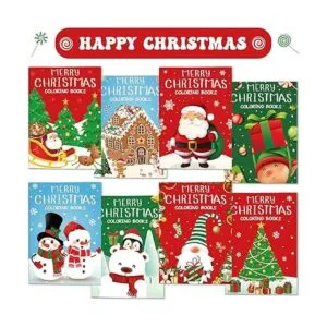 Libros para colorear de Navidad recuerdos de fiesta para_3