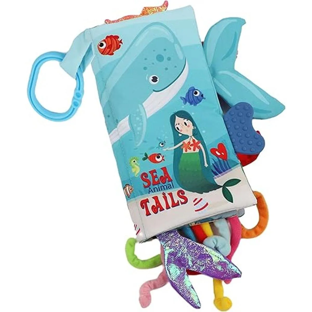 Libros de peces para bebés libros de tela suave arrugada_1