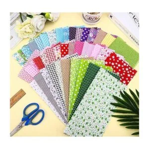 40 piezas de tela de algodón de 10 x 10 pulgadas tela_3