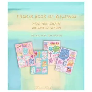 Eccolo Thimblepress Libro de pegatinas de bendiciones de_6