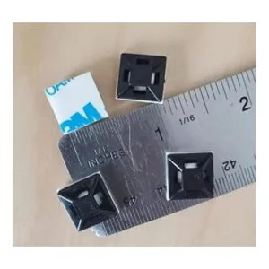 200 piezas de 12 pulgada negro 3M pegamento trasero_3