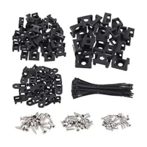 Glarks 360 piezas de base de sujeción para cables y bridas_1