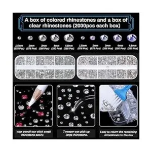 B7000 Kit de pegamento transparente con diamantes de_6