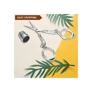 Hicello Juego de tijeras de costura vintage para_6