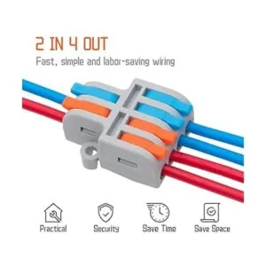 XALXMAW 10 conectores de cable de palanca cable de_2