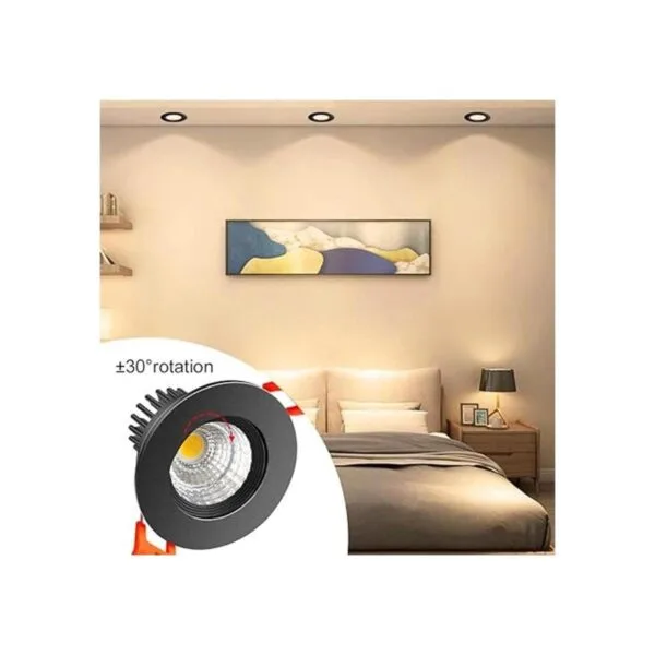 Downlight LED de 2 pulgadas iluminación empotrada de 3 W_6