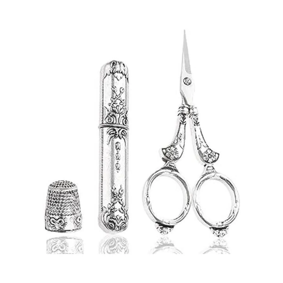 Hicello Juego de tijeras de costura vintage para_1