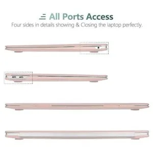 Batianda Funda para MacBook Air 13 2021 2020 A2337 M1 Chip_5