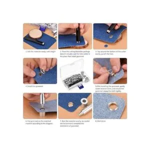 Pangda Kit de herramientas con ojales herramienta de_2