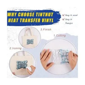 Tintnut Vinilo de mezclilla HTV 10 hojas de 12 x 10_3