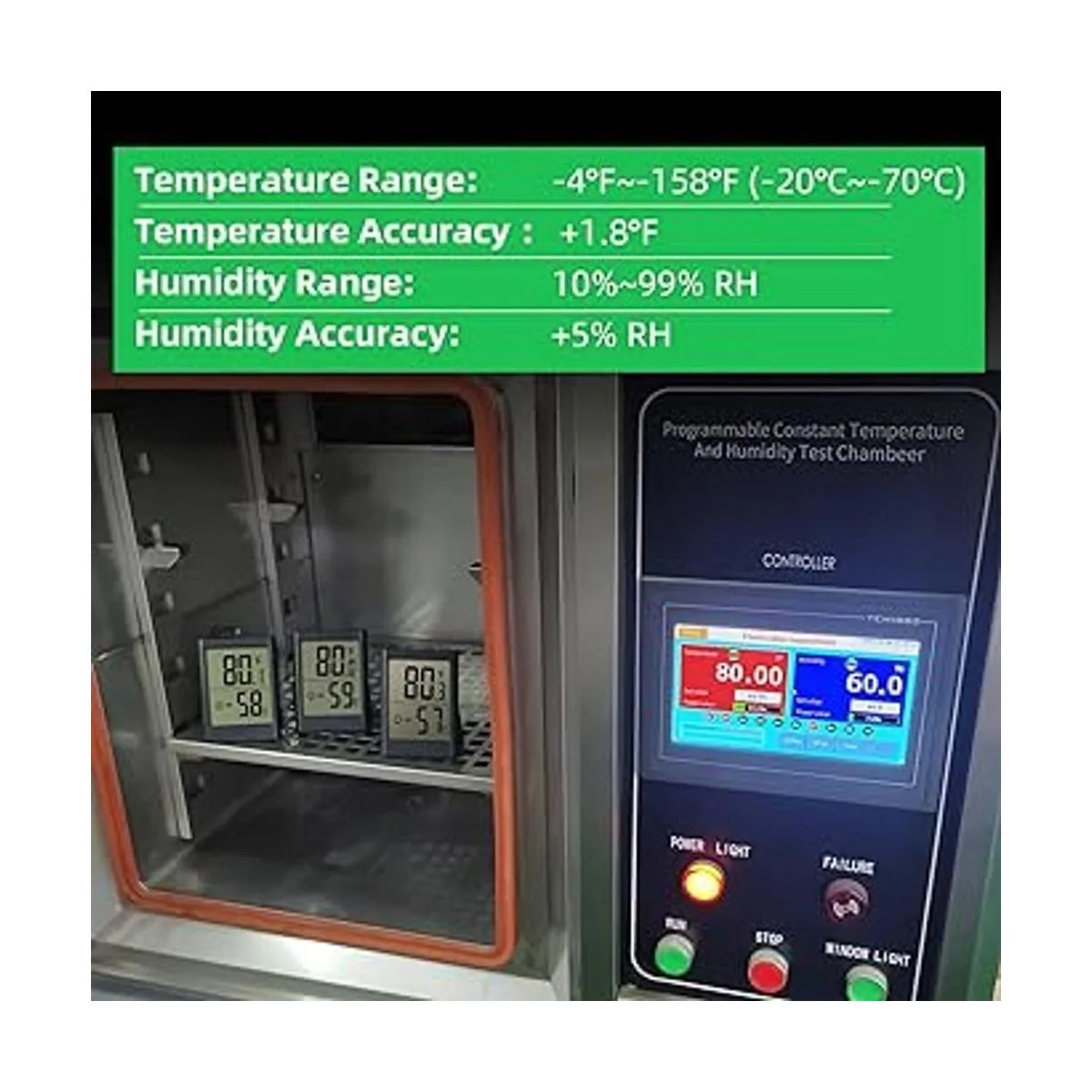KJCOOSWI Indoor Thermometer for Home 2pack Hygrometer_5