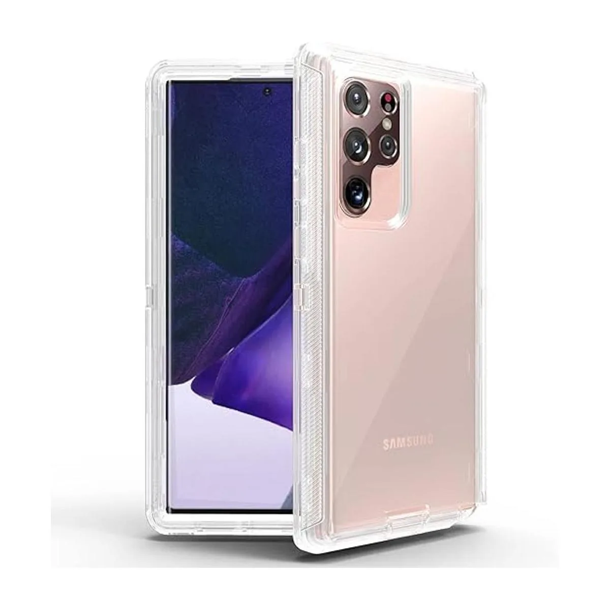 Fucozan Funda protectora 3 en 1 para Samsung Galaxy S22_1