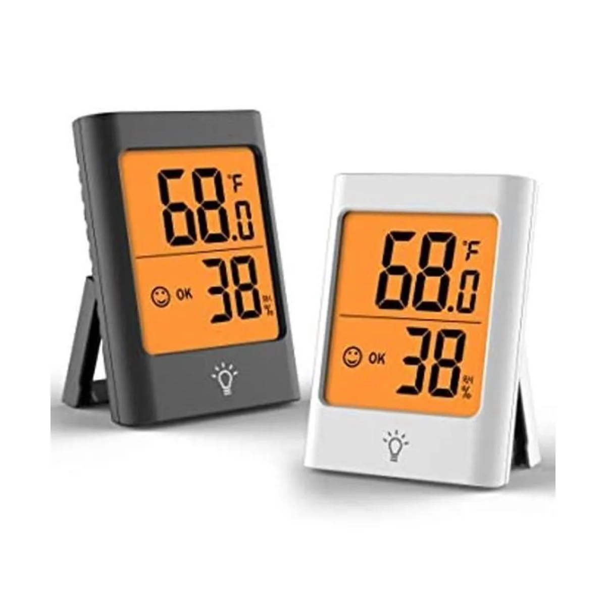 KJCOOSWI Indoor Thermometer for Home 2pack Hygrometer_1