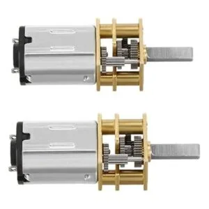 QMseller Motor de reducción de velocidad de CC 6 V 50 RPM_2