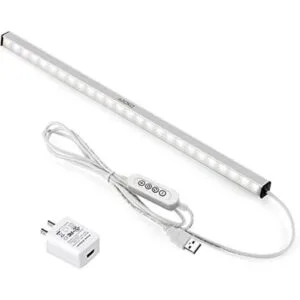 ASOKO Iluminación LED para debajo de gabinete con enchufe_1
