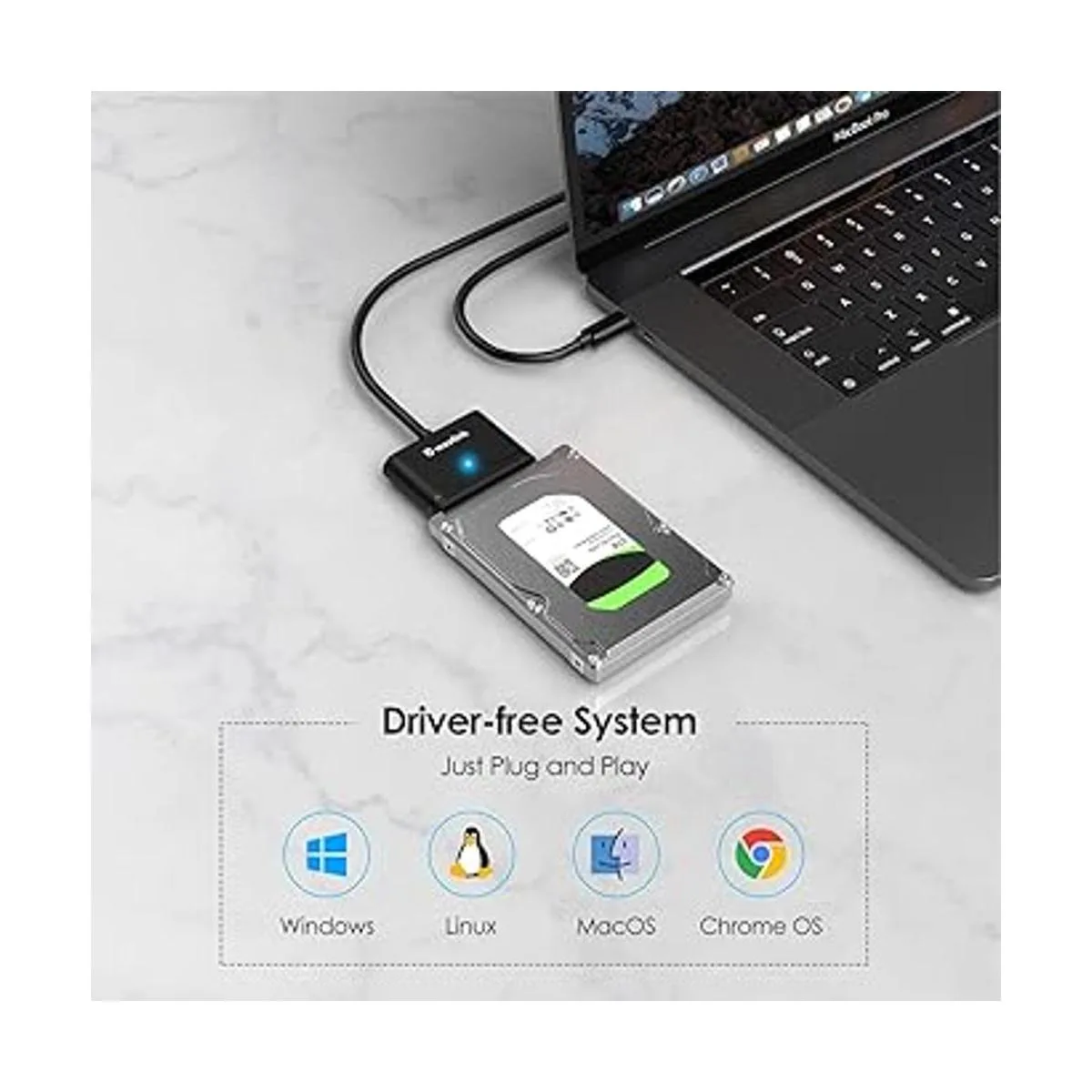 Cable adaptador SATA a USB C convertidor de disco duro_4