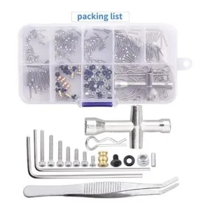 Juego de 271 tornillos M1.4 RC para Axial SCX24 124 RC_5