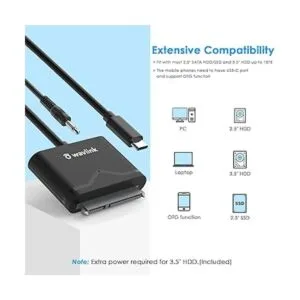 Cable adaptador SATA a USB C convertidor de disco duro_3