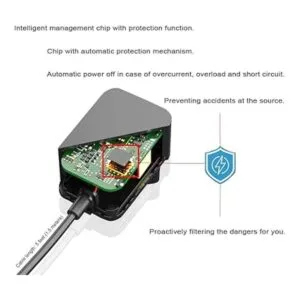Cargador de pared de 5 pies con certificación UL para_2