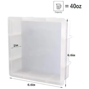 Moldes cuadrados de silicona para resina moldes de resina_2