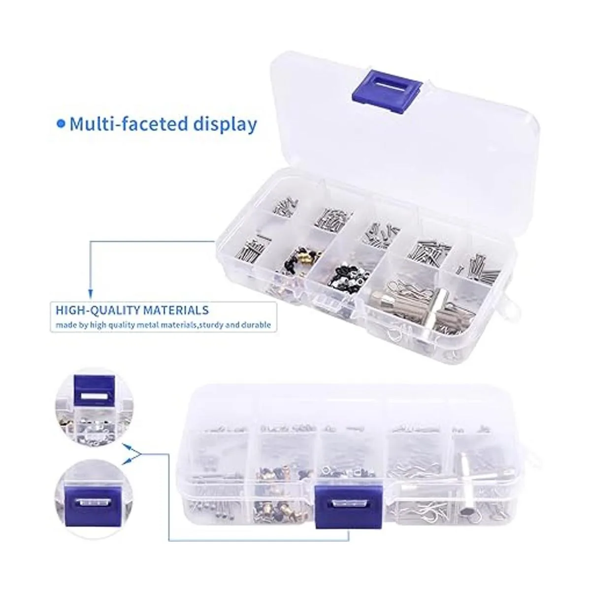 Juego de 271 tornillos M1.4 RC para Axial SCX24 124 RC_2