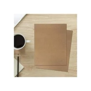 Paquete de 120 papel kraft Papel de papelería marrón_5