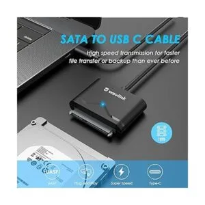 Cable adaptador SATA a USB C convertidor de disco duro_2