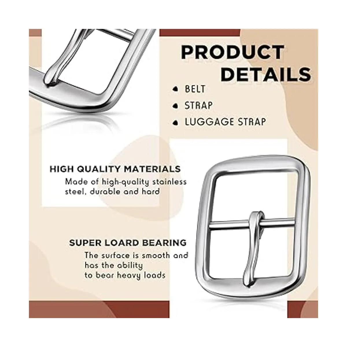 MTLEE 2 hebillas de cinturón cuadradas de acero inoxidable_3