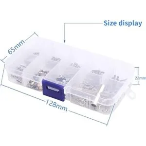 Juego de 271 tornillos M1.4 RC para Axial SCX24 124 RC_4