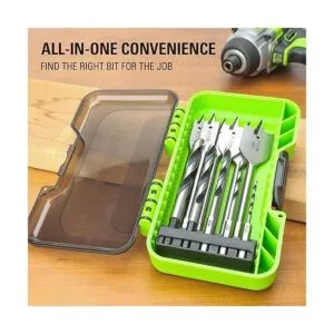 Greenworks Juego de perforación de madera de 11 piezas_6