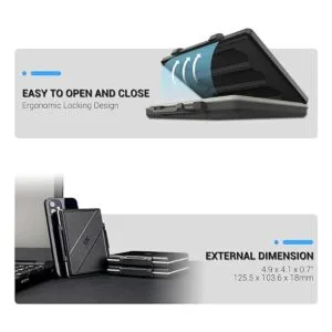 1 funda de disco duro para SSD M.2_5