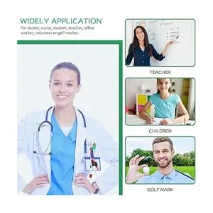 30 bolígrafos retráctiles con mini rotuladores de_6