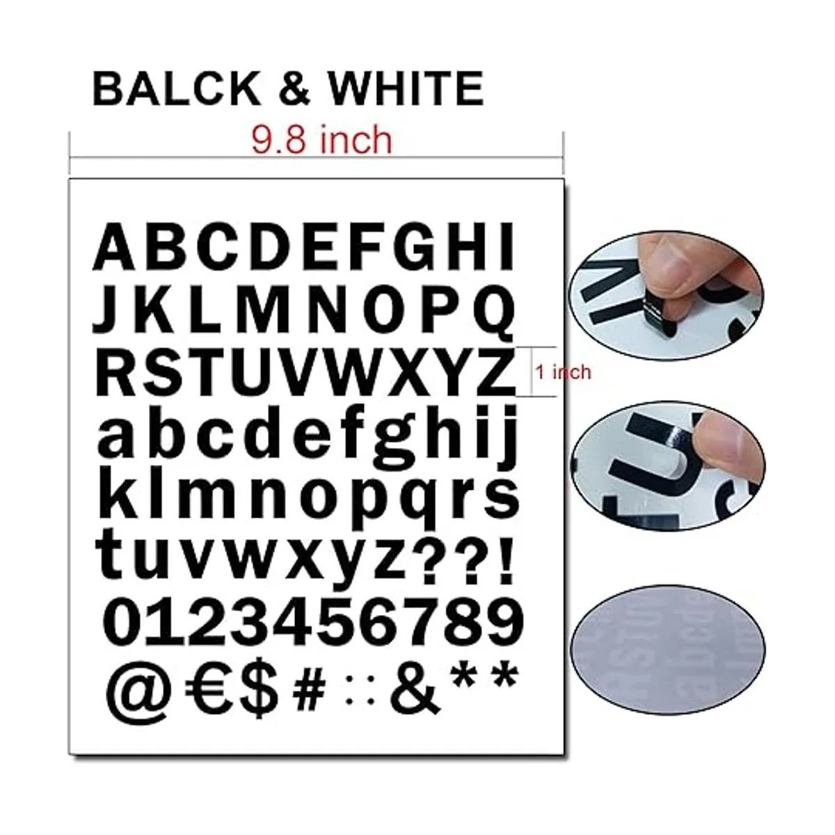 Homkresin Calcomanías para buzón kit de calcomanías de_2