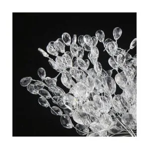 FOIMAS 50 tallos de gota de cuentas acrílicas ramo de_3