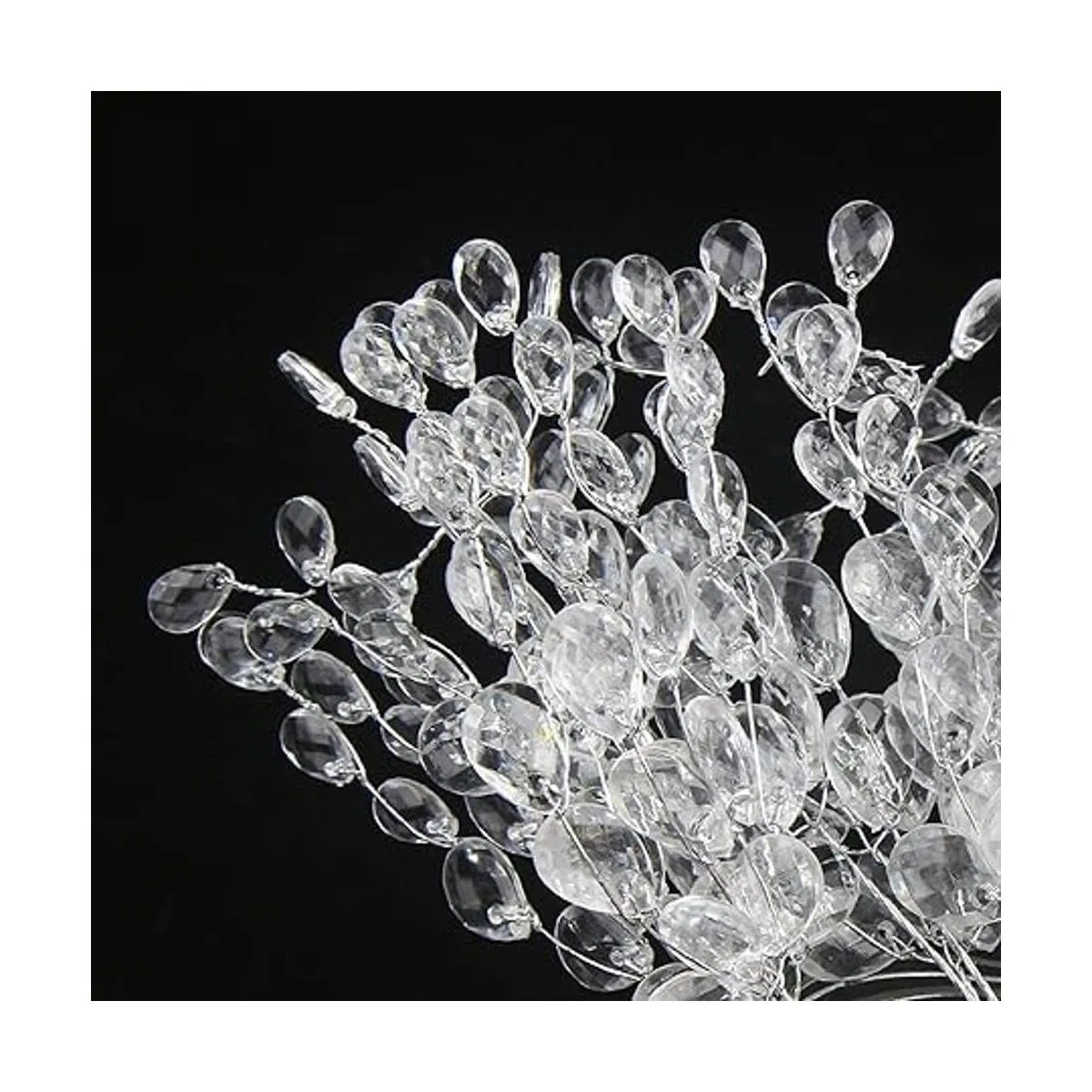 FOIMAS 50 tallos de gota de cuentas acrílicas ramo de_3