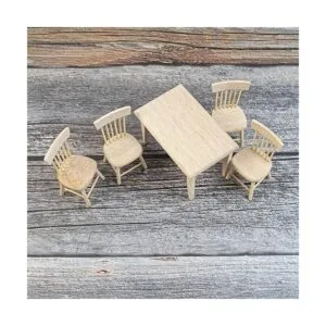 AUEAR Paquete de 5 1 12 sillas de mesa de comedor en_4