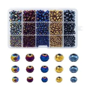 JEBBO 1000 cuentas de cristal Briolette a granel de 0.157_1