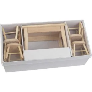 AUEAR Paquete de 5 1 12 sillas de mesa de comedor en_3