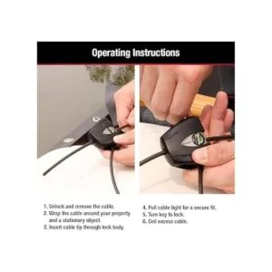 Master Lock Python cable de bloqueo ajustable 6 pies_4