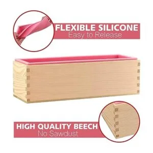 Lerykin LERYKIN Molde de jabón rectangular Molde de_4