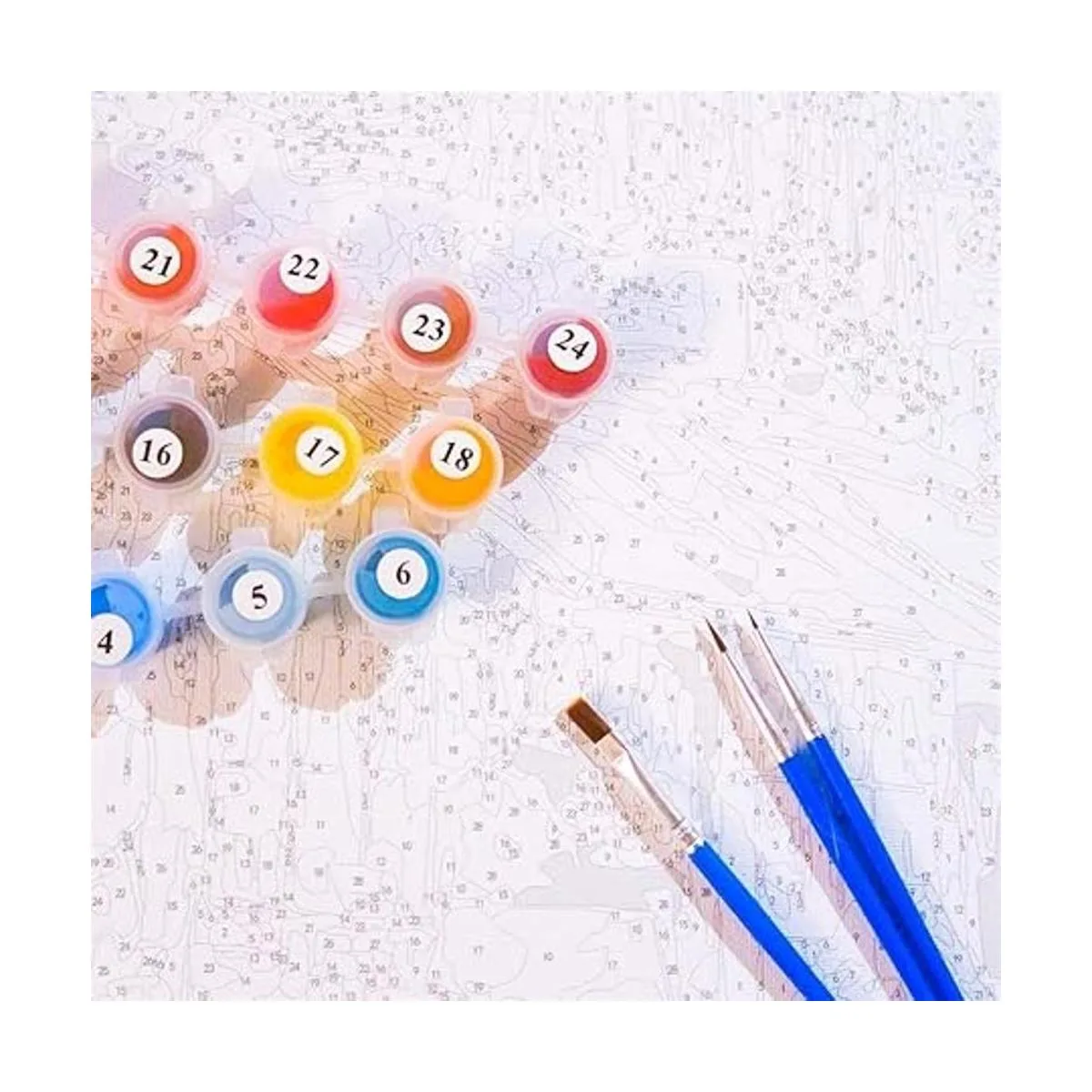 Komking Kit de pintura por números para niños y adultos_3