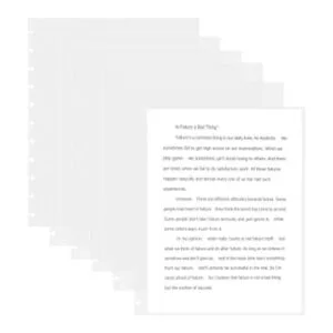 25 protectores de hojas de tamaño carta protectores de_1