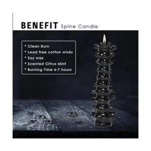 Zellinni Vela de lomo velas góticas decorativas para_4