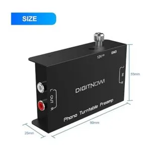 Phono Turntable Preamp Phonograph Preamplifier with RCA_3